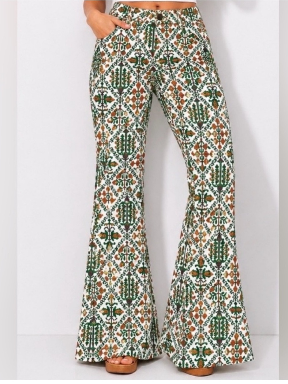 Wrangler Viral Boho Cowgirl Jeans, Western, Carnival, Cottage Farm Core, Y2k - Picture 3 of 14